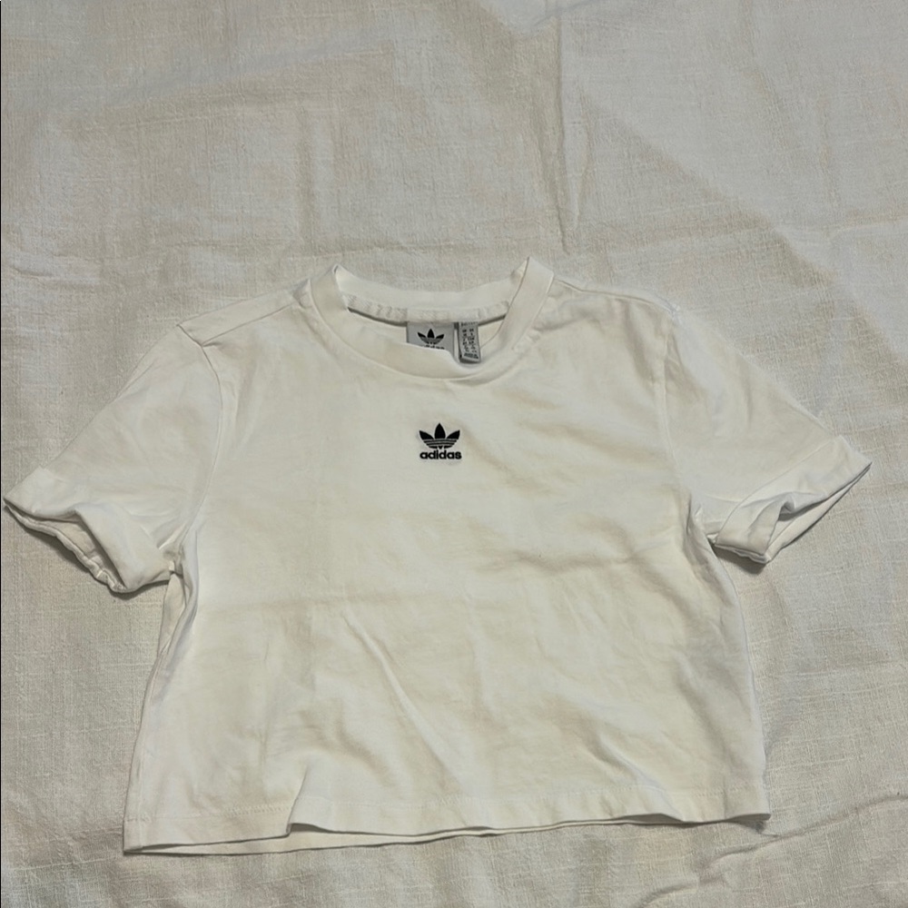 Adidas Classic White Tee with Logo